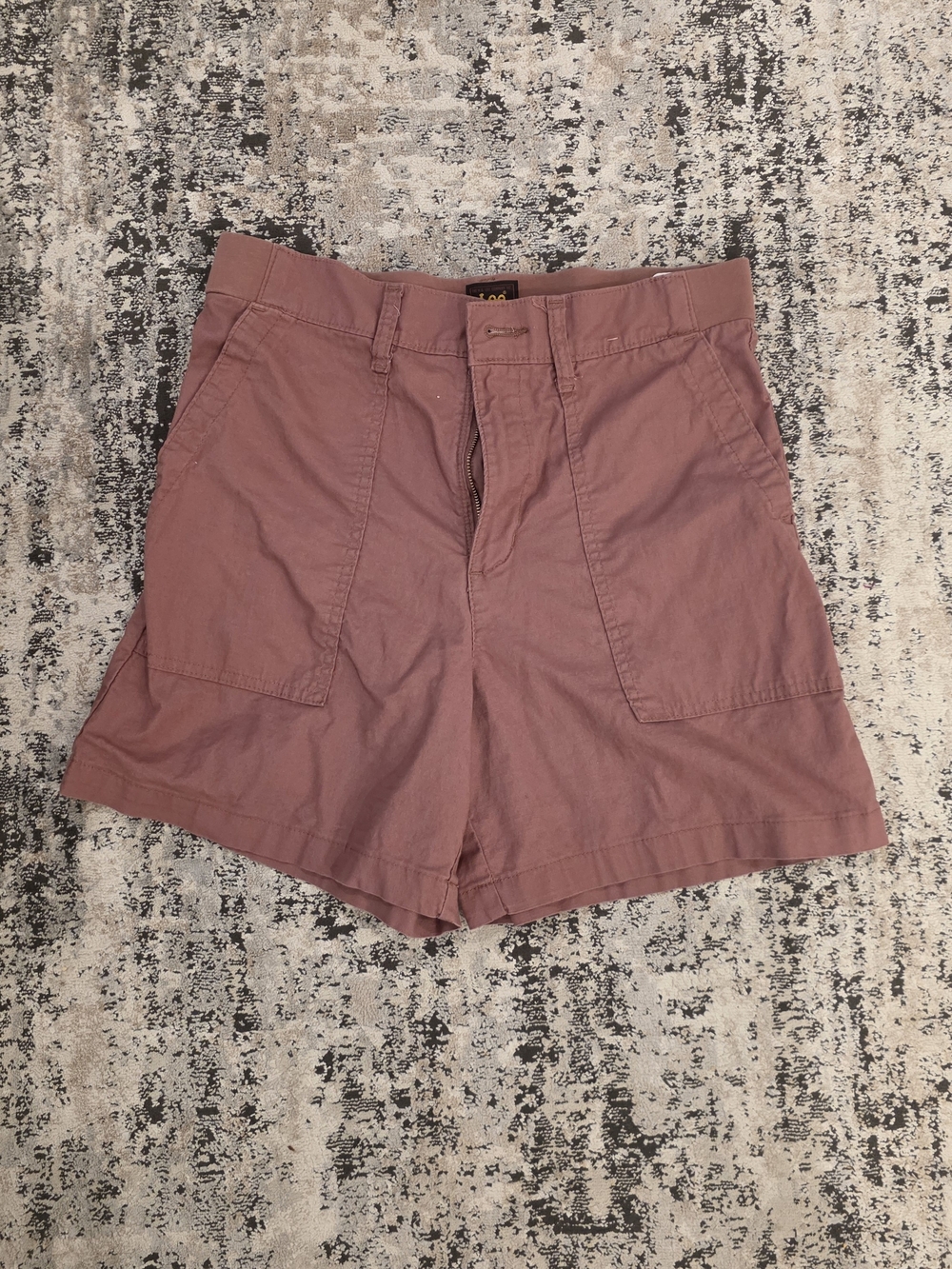 Lee Women's Cargo-Style Shorts in Mauve